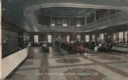 Lobby, French Lick Springs Hotel Postcard