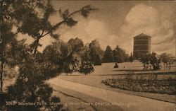 Volunteer Park Showing Water Tower Postcard