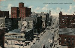 16th Street, North from Harney Omaha, NE Postcard Postcard Postcard