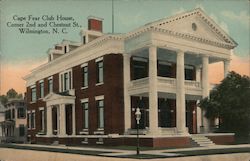 Cape Fear Club House Wilmington, NC Postcard Postcard Postcard
