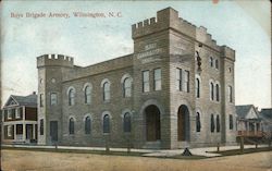 Boys Brigade Armory Wilmington, NC Postcard Postcard Postcard