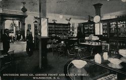 Southside Drug Co., Corner Front and Castle Street Postcard