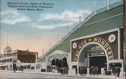 Neptune's Frolic, Palace of Wonders, Virginia Reel and Hotel Pleasanton Revere Beach, MA Postcard Postcard Postcard