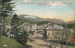 Franconia Notch from the Mountain View House, White Mts. North Woodstock, NH Postcard Postcard Postcard