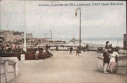 Looking East from Bridge Postcard