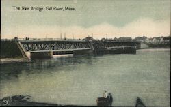 The New Bridge Fall River, MA Postcard Postcard Postcard