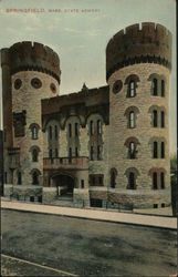 State Armory Springfield, MA Postcard Postcard Postcard