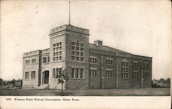 Western State Normal Gymnasium Hays, KS Postcard Postcard Postcard