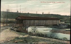 Mill Street Covered Bridge Postcard