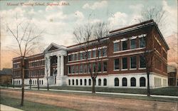 Manual Training School Saginaw, MI Postcard Postcard Postcard