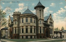 Public Library Postcard