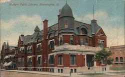 Withers Public Library Bloomington, IL Postcard Postcard Postcard