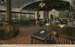 Visitors Reception Room, Libby, McNeill and Libby Postcard