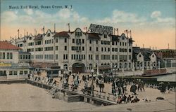 North End Hotel Ocean Grove, NJ Postcard Postcard Postcard