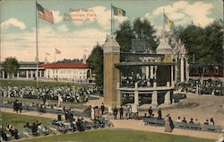 Band Stand, Exposition Park Postcard
