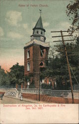 Ruins of Parish Church Postcard