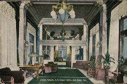 Ladies Parlor, U.S. Grant Hotel San Diego, CA Postcard Postcard Postcard