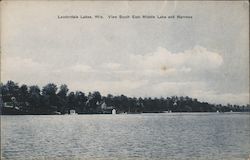 Lauderdale Lakes View South East Middle Lake and Narrows Postcard