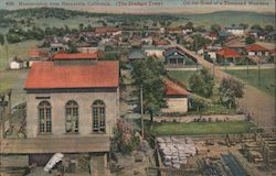 Town View, The Dredger Town Postcard