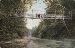 Overhanging Bridge Santa Cruz, CA Postcard Postcard Postcard