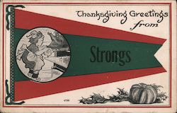Thanksgiving Greetings from Strongs Postcard