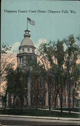 Chippewa County Court House Chippewa Falls, WI Postcard Postcard Postcard