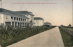 View Showing Casino, The Breakers Hotel and Cottages Postcard