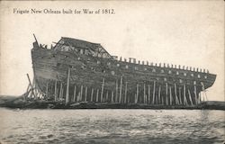 Frigate New Orleans built for War of 1812 Postcard