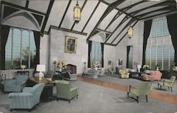 The Spacious Lounge Wisconsin Memorial Park Postcard