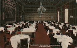 Renaissance Grill Room, Hotel Oakland Postcard