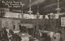 The Dutch Room at the Chocolate Shop Postcard