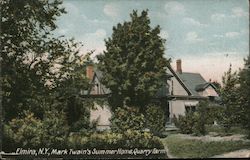 Mark Twain's Summer Home, Quarry Farm Postcard