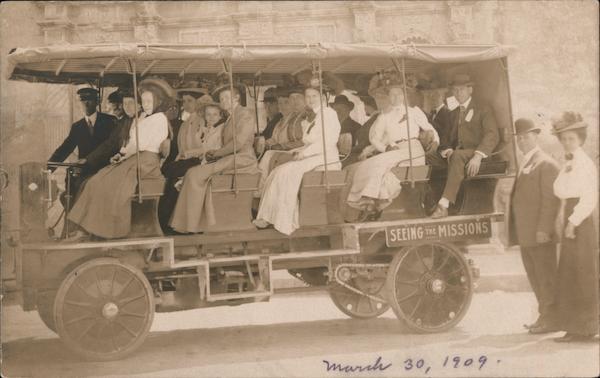Seeing the Missions Sightseeing Tour Bus San Antonio Texas