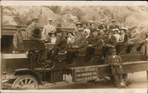 Cliff House Sightseeing Tour Bus Group #36 San Francisco California