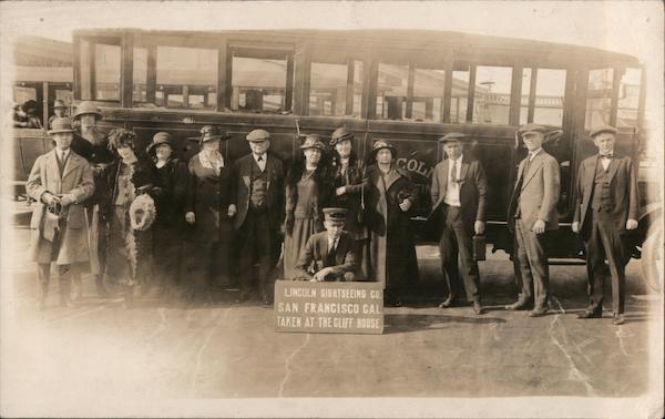 Cliff House Sightseeing Tour Bus Group #164 San Francisco California