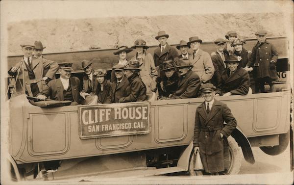 Cliff House Sightseeing Tour Bus Group #202 San Francisco California