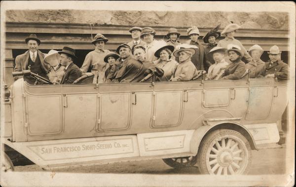 Cliff House Sightseeing Tour Bus Group #236 San Francisco California