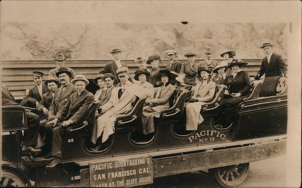 Cliff House Sightseeing Tour Bus Group #1 San Francisco California