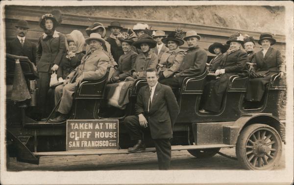 Cliff House Sightseeing Tour Bus Group #20 San Francisco California