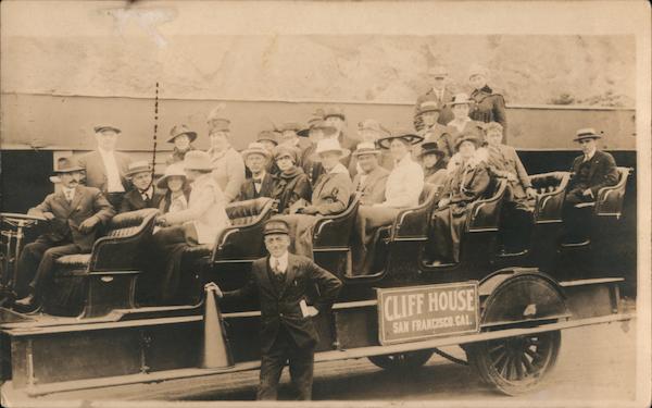 Cliff House Sightseeing Tour Bus Group #25 San Francisco California