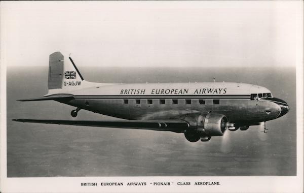 BRITISH EUROPEAN AIRWYAS PIONAIR CLASS AEROPLANE Great Britain