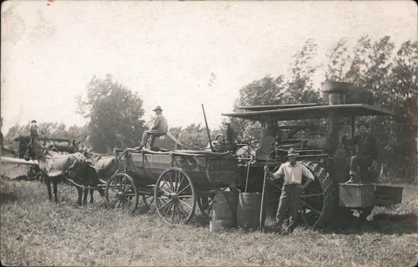 Horse Drawn Farm Machinery, Steam Tractor Occupational