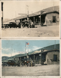 Lot of 2: US Custom House Tijuana Mexico Border Crossing San Diego, CA Postcard Postcard Postcard