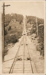 Mt. Manitou Scenic Incline Trip Postcard