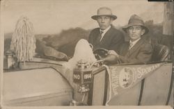 1914 Interstate Fair Automobile Postcard