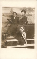 Couple in Car, Studio Photo Gainesville, FL Postcard Postcard Postcard