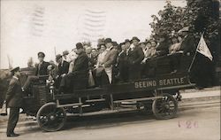 Seeing Seattle Sightseeing Bus Postcard