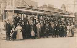 Seeing Tacoma Trolley Postcard