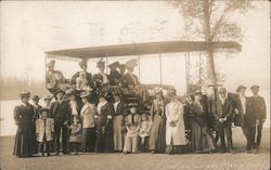 Sightseeing Tour Bus Postcard