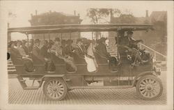 A Cleveland Tour Bus Postcard
